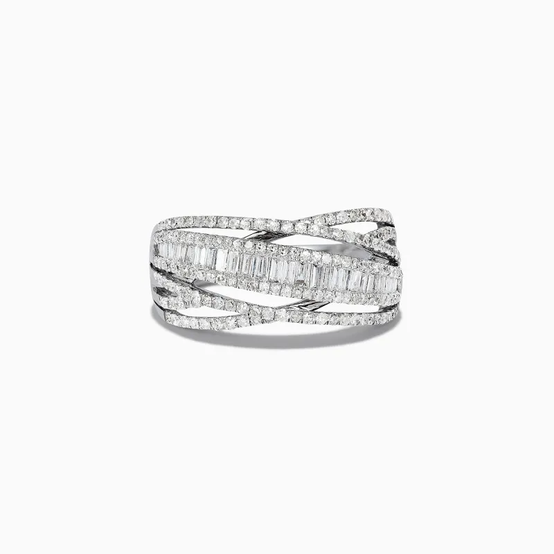 Classique 14K White Gold Diamond Ring, 0.98 TCW sold by Effy