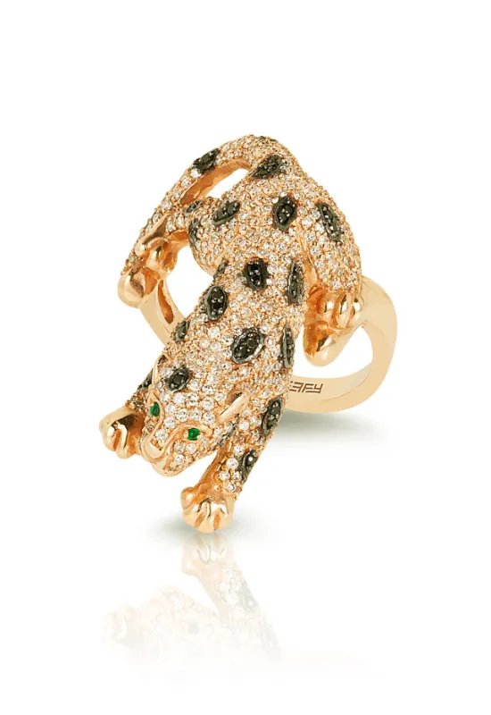 Signature Yellow Gold Diamond & Emerald Ring, 1.52 TCW sold by Effy