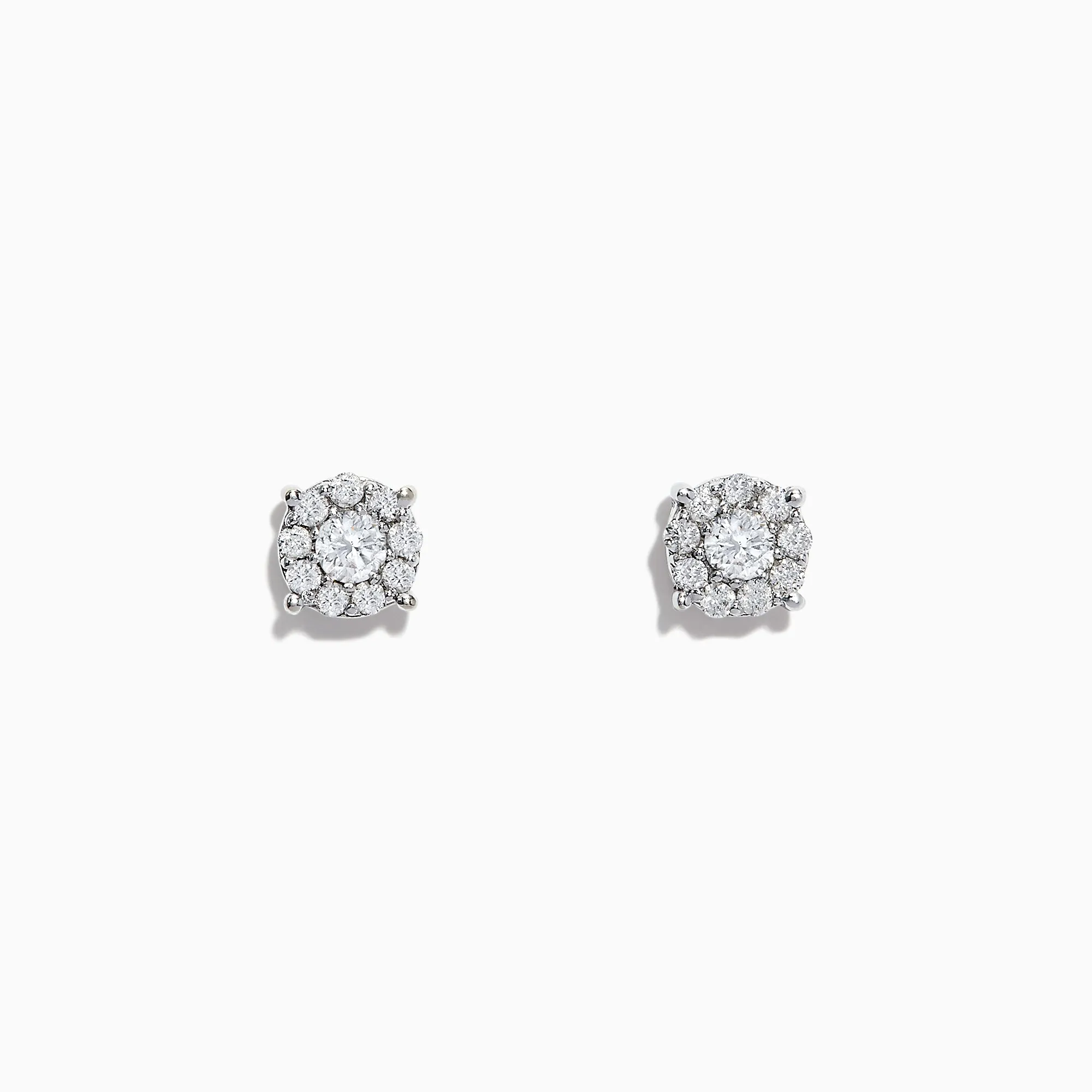 Bouquet 14K White Gold Diamond Cluster Stud Earrings, 0.50 TCW sold by Effy