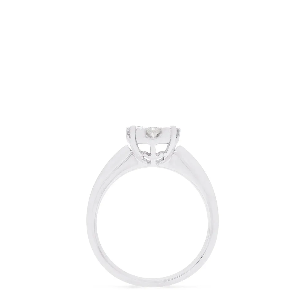 Bouquet 14K White Gold Diamond Engagement Ring, 0.57 TCW sold by Effy product image thumbnail 4