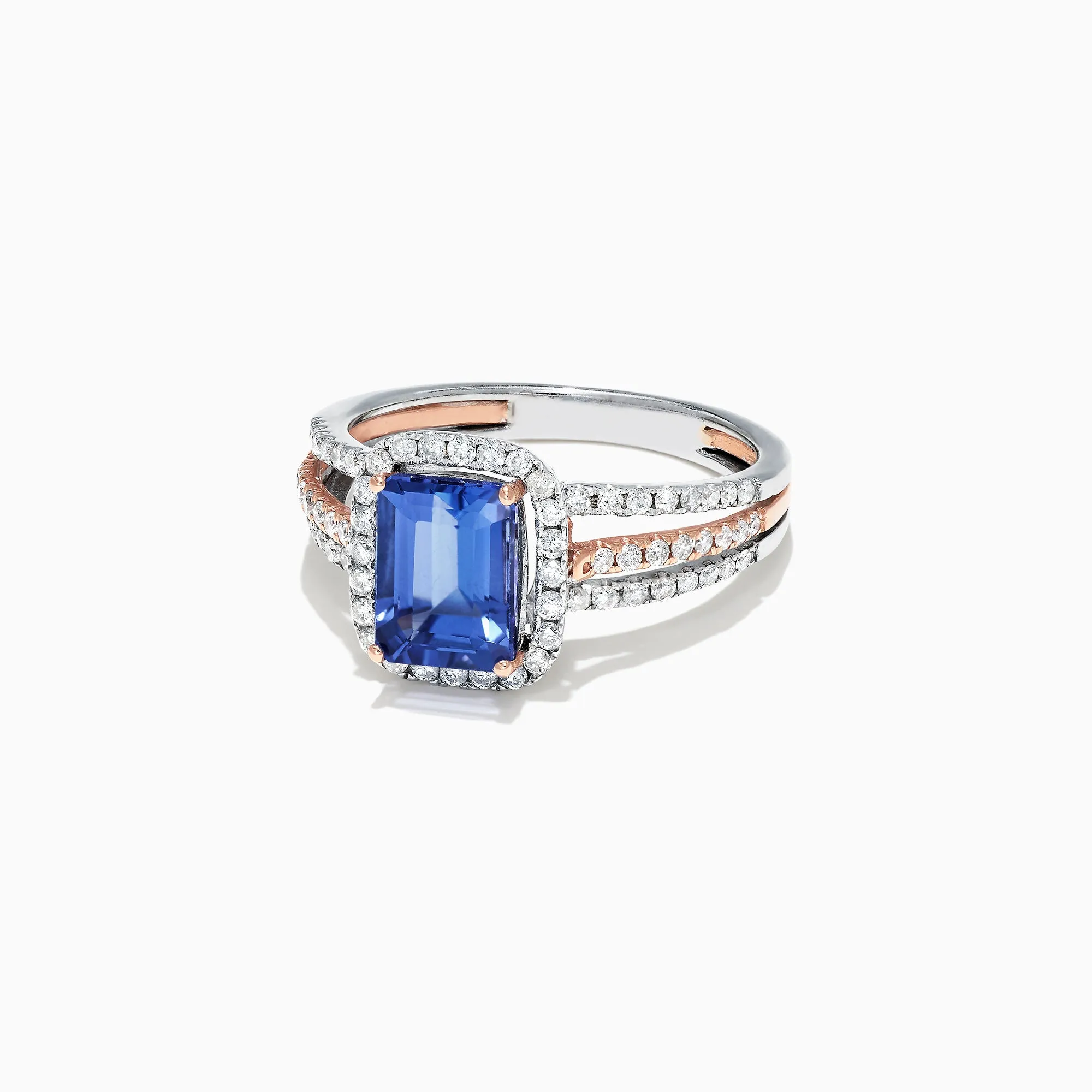 Nahla Siri 14K White and Rose Gold Tanzanite and Diamond Ring, 1.80 TCW sold by Effy product image thumbnail 2