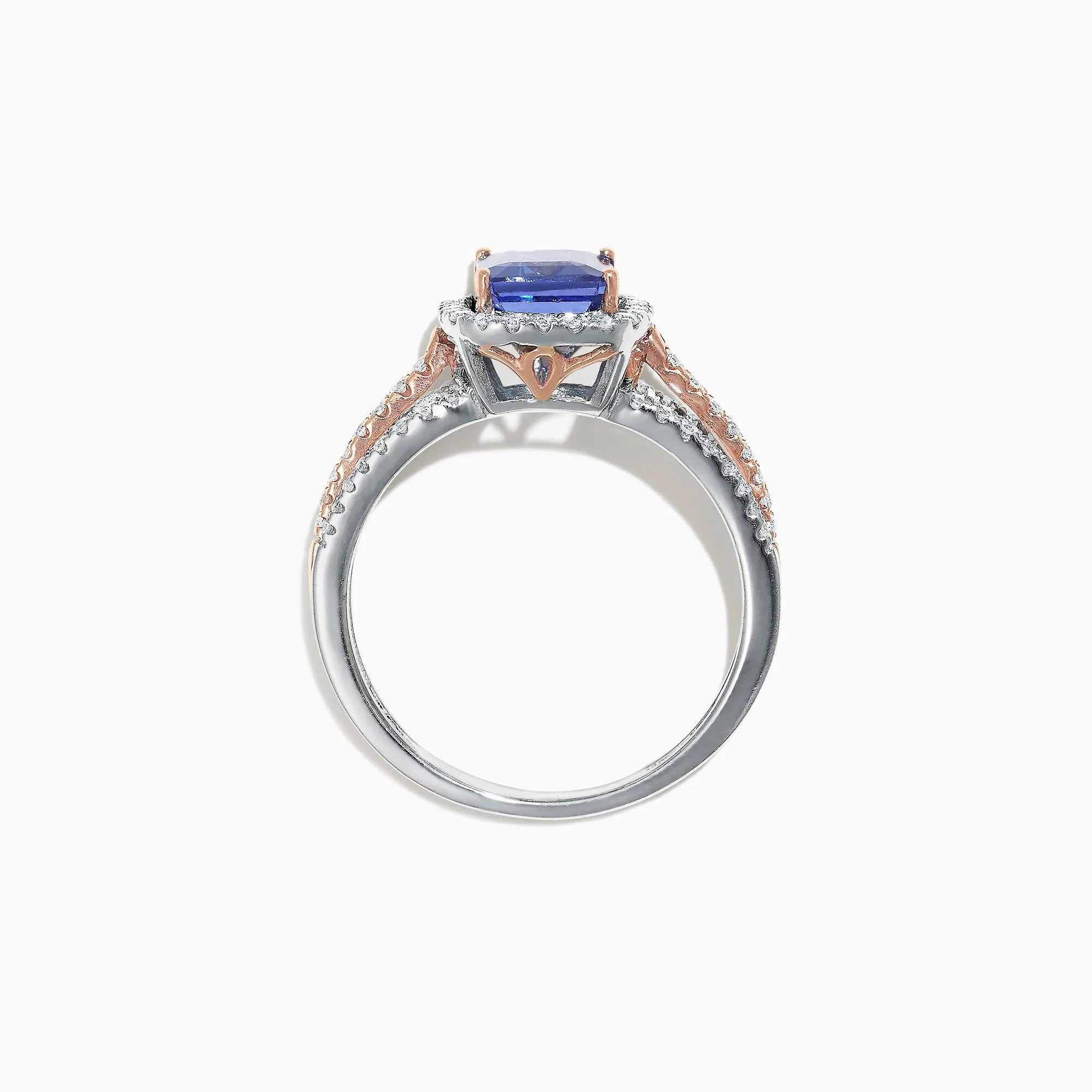 Nahla Siri 14K White and Rose Gold Tanzanite and Diamond Ring, 1.80 TCW sold by Effy product image thumbnail 3
