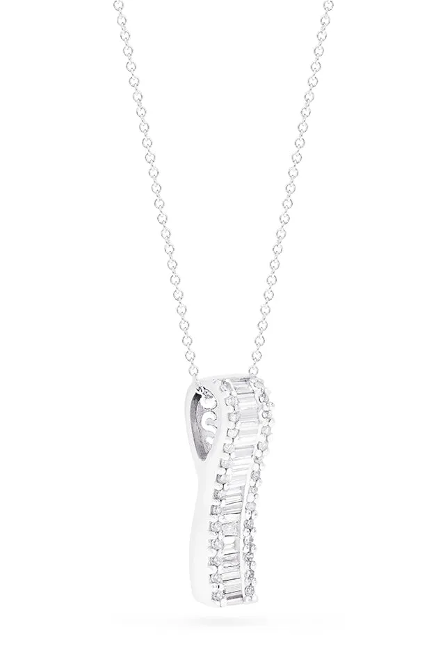 Classique 14K White Gold Diamond Pendant, 0.58 TCW sold by Effy product image thumbnail 2