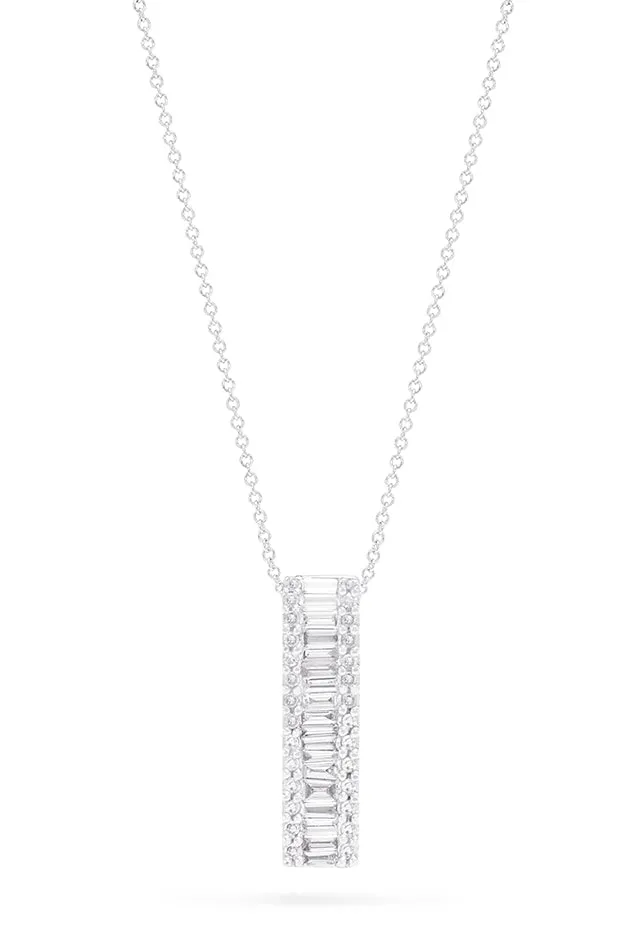 Classique 14K White Gold Diamond Pendant, 0.58 TCW sold by Effy