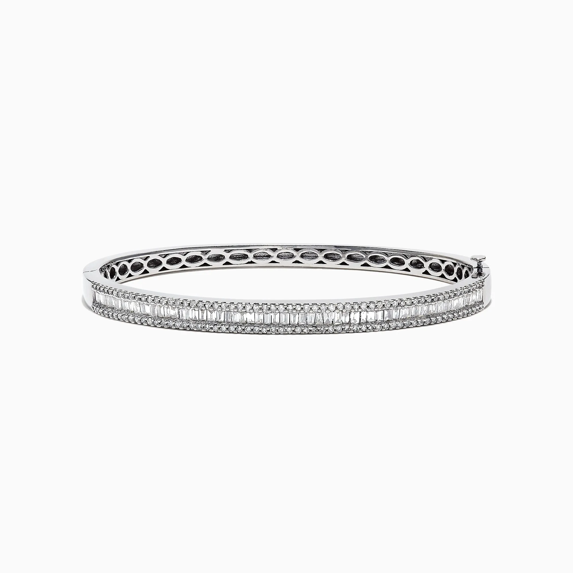 Classique 14K White Gold Diamond Bangle 1.22 TCW sold by Effy