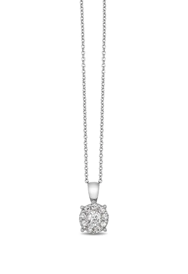 Bouquet 14K White Gold Diamond Cluster Pendant, 0.47 TCW sold by Effy