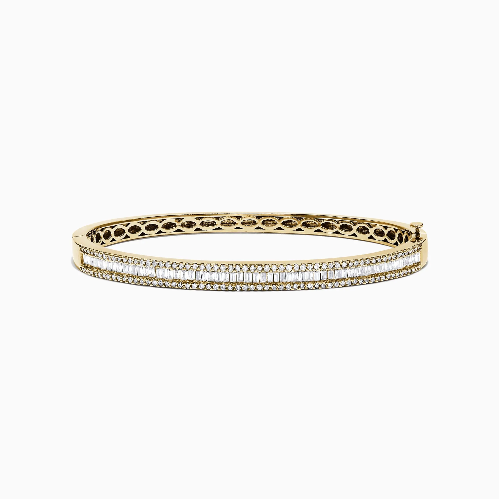 D'Oro 14K Yellow Gold Diamond Bangle sold by Effy