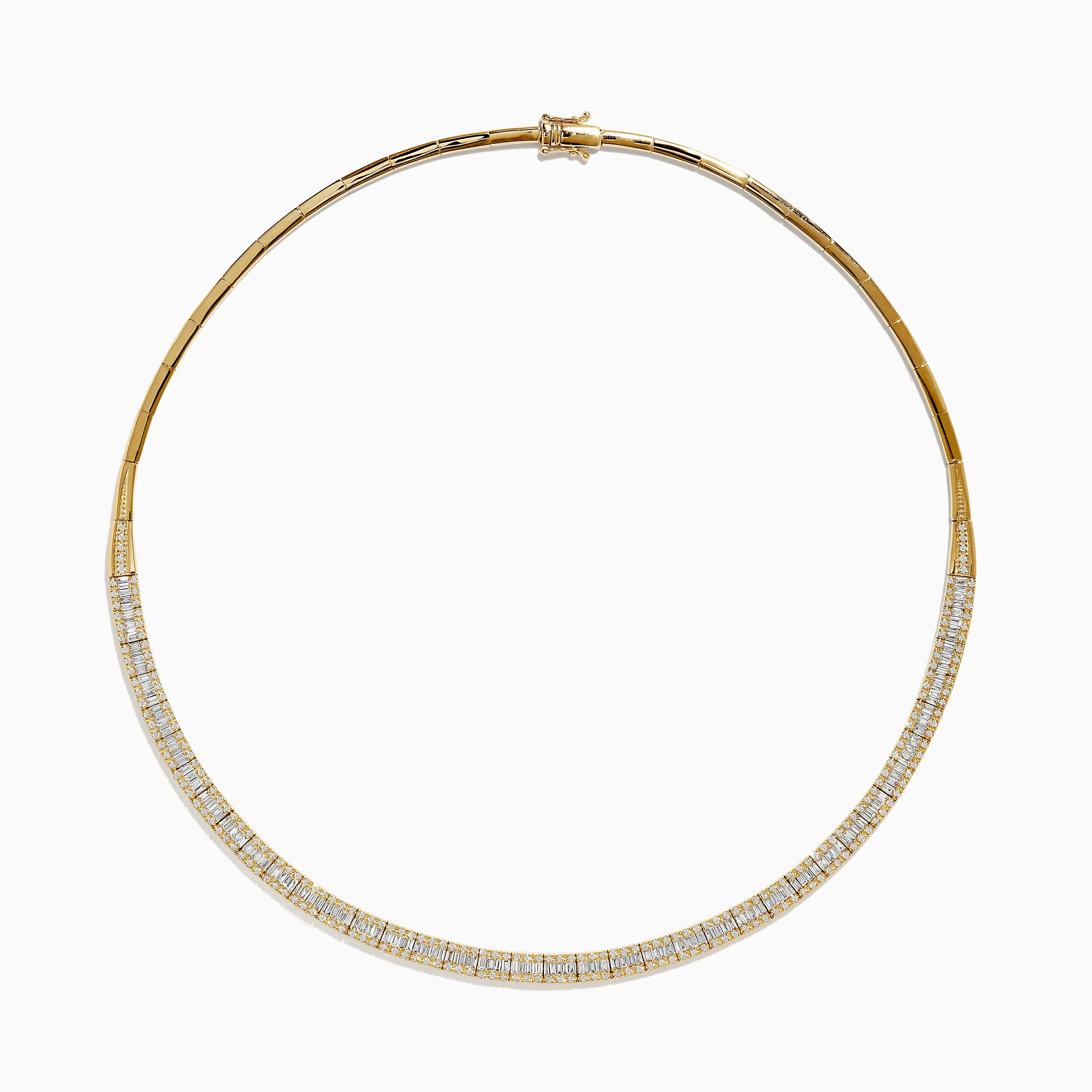 D'Oro 14K Yellow Gold and Diamond Collar Necklace 3.12 TCW sold by Effy product image thumbnail 3