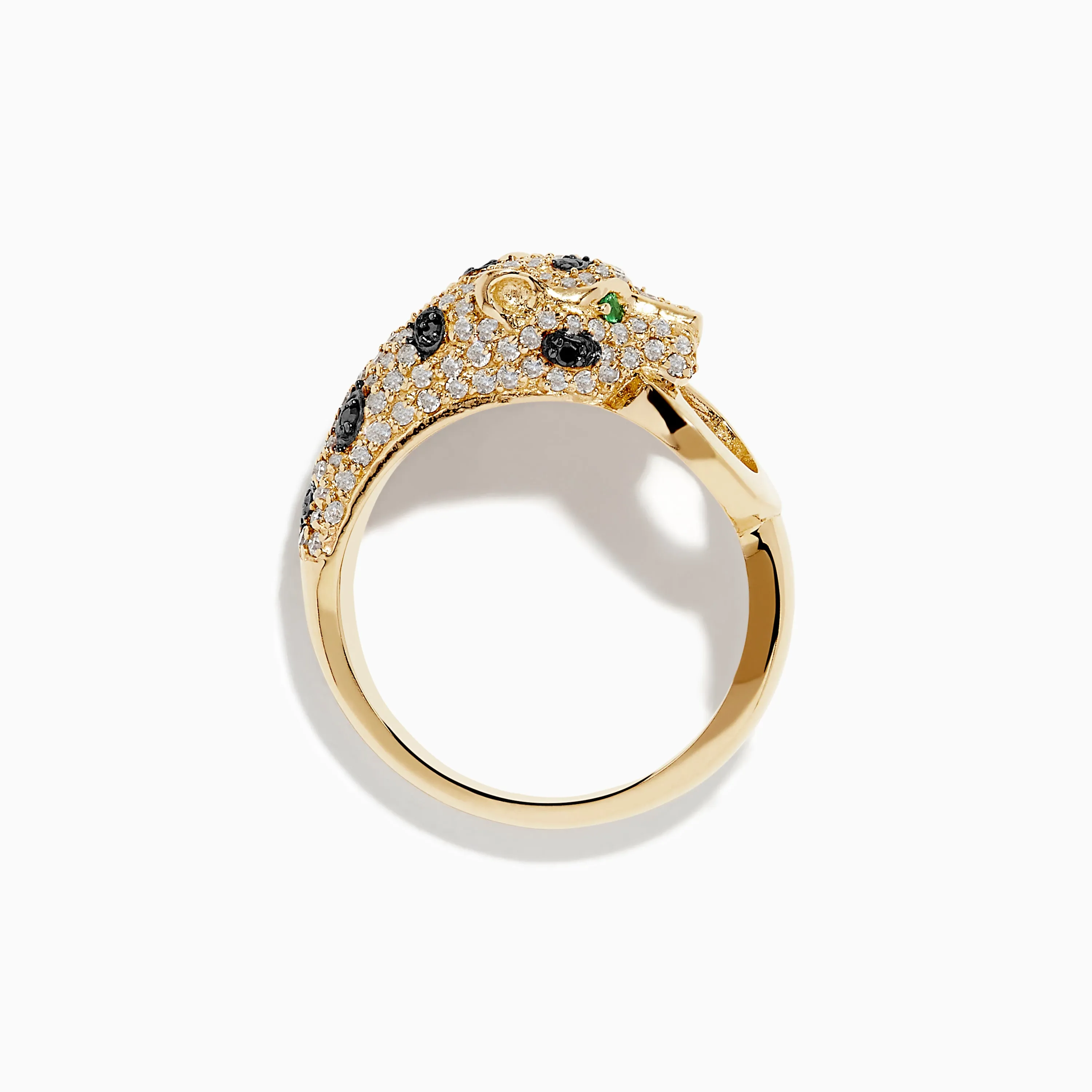 Signature 14K Yellow Gold Diamond and Emerald Ring, 0.67 TCW sold by Effy product image thumbnail 3
