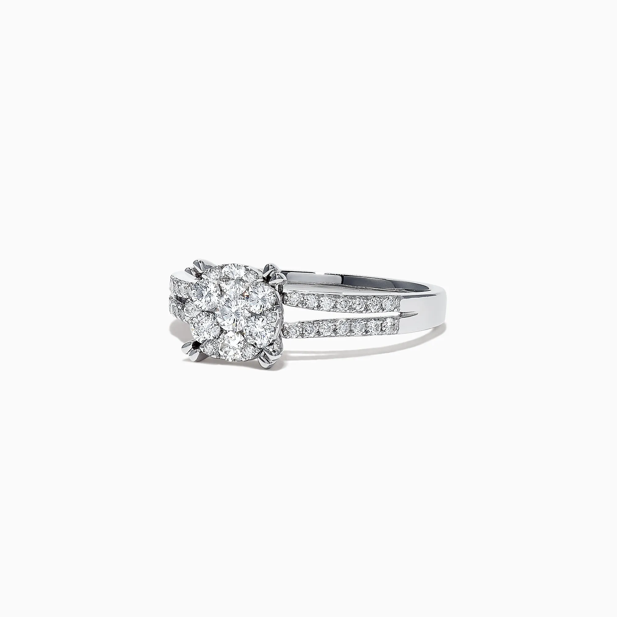 Bouquet 14K White Gold Diamond Cluster Ring, 0.56 TCW sold by Effy product image thumbnail 2