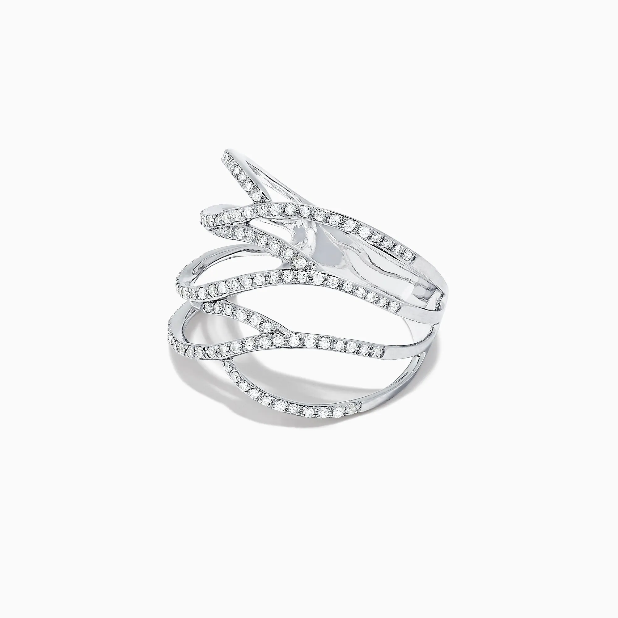 Pave Classica 14K White Gold Diamond Fashion Ring, 0.43 TCW sold by Effy product image thumbnail 2