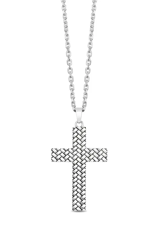 Men's 925 Sterling Silver Cross Pendant sold by Effy