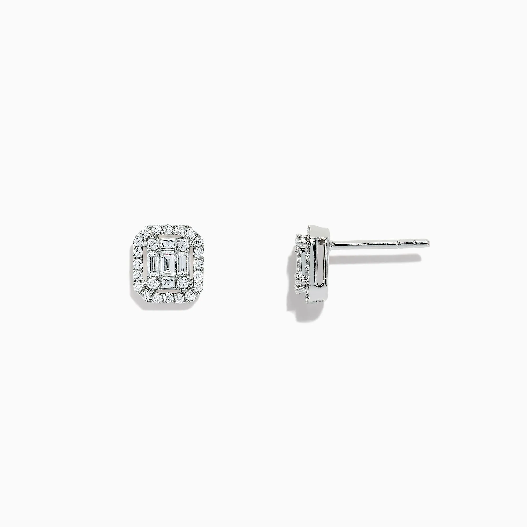 Classique 14K White Gold Diamond Stud Earrings, 0.48 TCW sold by Effy product image thumbnail 3