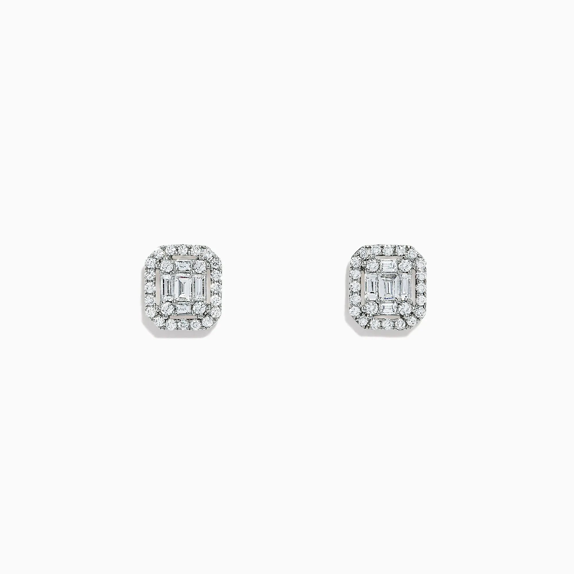 Classique 14K White Gold Diamond Stud Earrings, 0.48 TCW sold by Effy