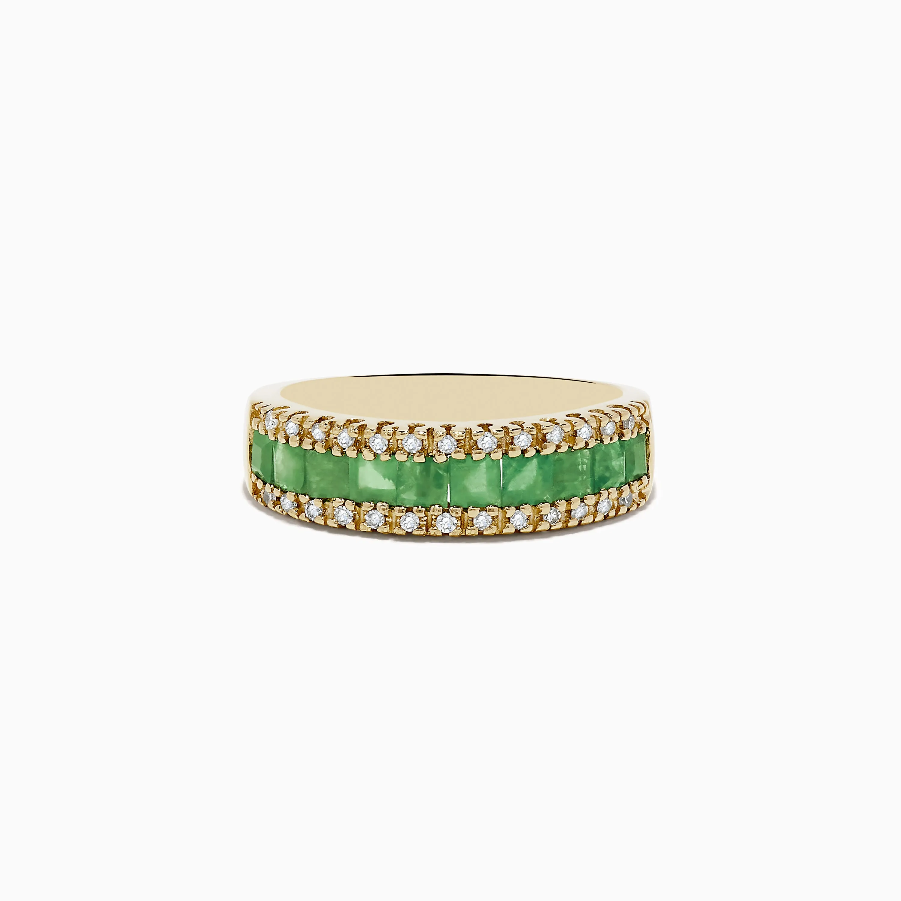 Brasilica 14K Yellow Gold Emerald and Diamond Ring, 1.27 TCW sold by Effy