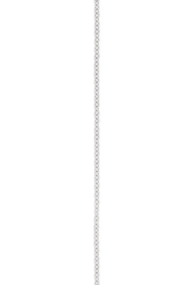 14K White Gold 1.2mm 20" Cable Chain sold by Effy product image thumbnail 2