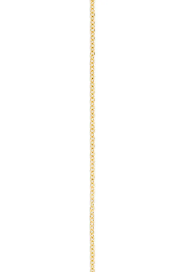 14K Yellow Gold 1.2mm 20" Cable Chain sold by Effy product image thumbnail 2