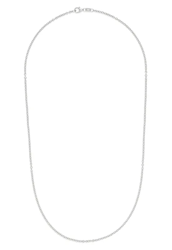 14K White Gold 2mm 18" Cable Chain sold by Effy
