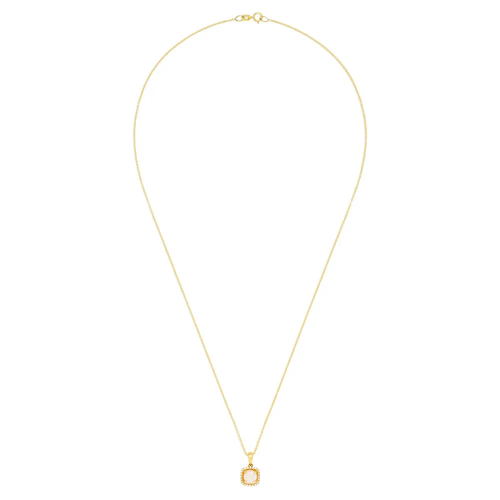 Aurora 14K Yellow Gold Opal and Diamond Pendant, 0.62 TCW sold by Effy product image thumbnail 2