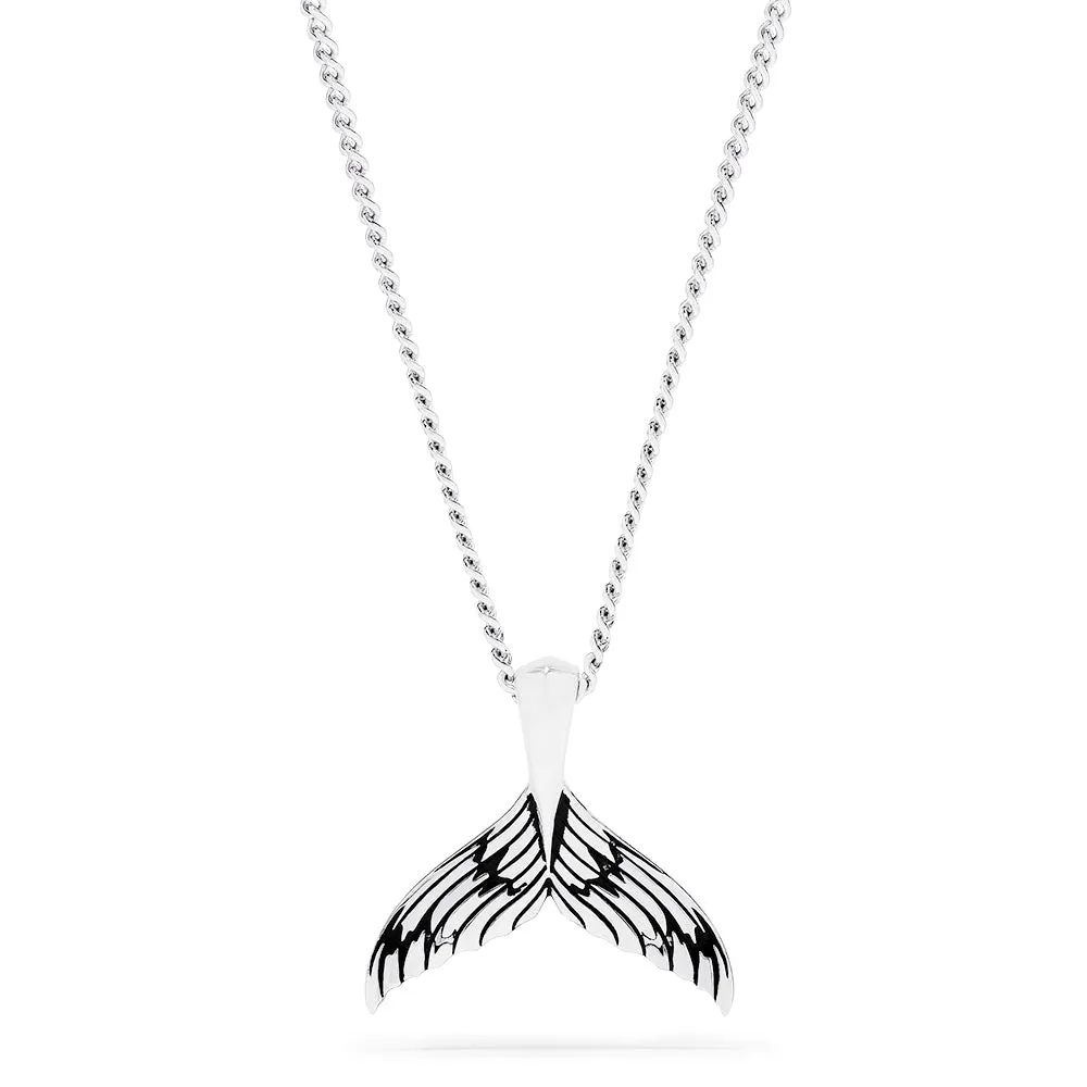Men's Sterling Silver Whales Tail Pendant sold by Effy