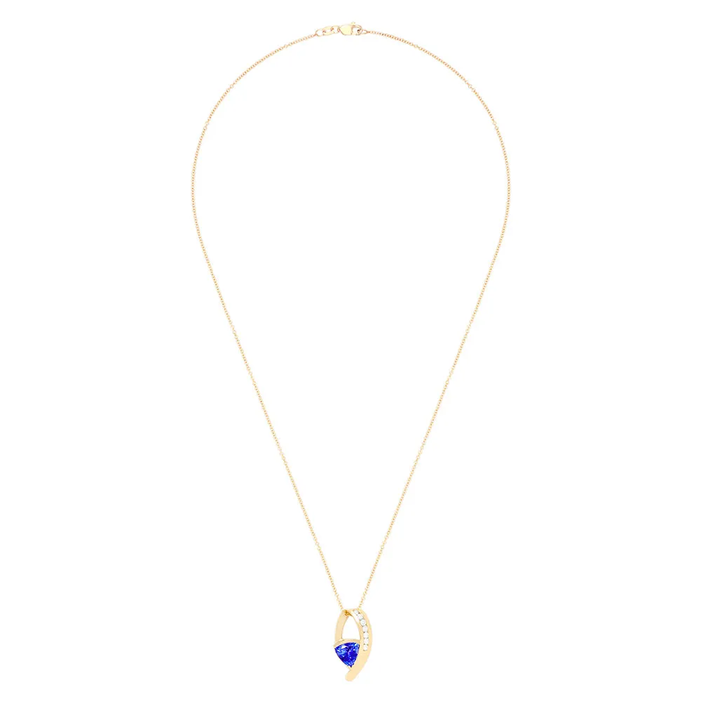 14K Yellow Gold Tanzanite and Diamond Pendant, 1.73 TCW sold by Effy product image thumbnail 2