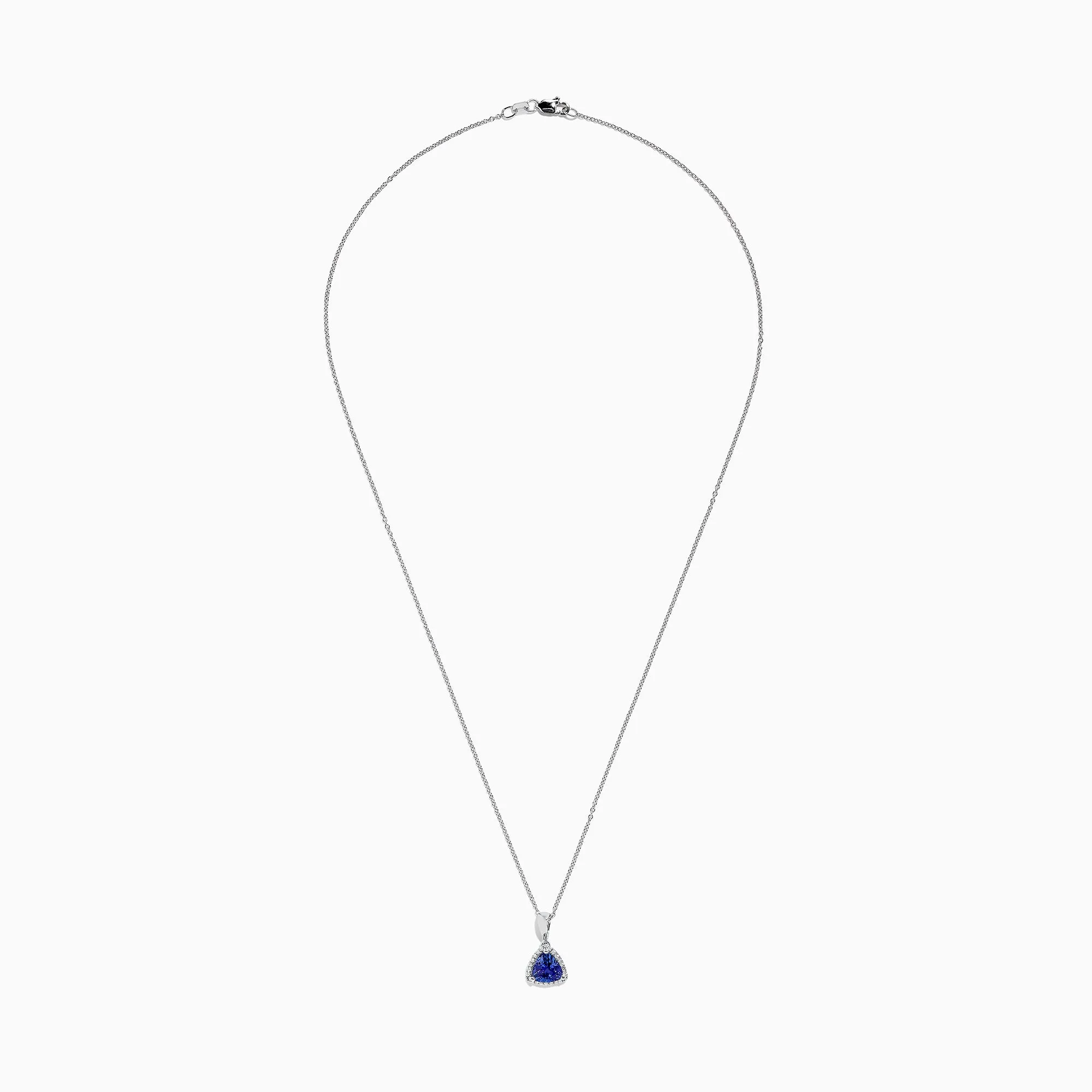 Nahla Siri 14K White Gold Tanzanite and Diamond Trillion Pendant, 0.72 TCW sold by Effy product image thumbnail 2