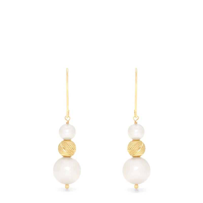14K Yellow Gold Cultured Fresh Water Pearl Earrings sold by Effy