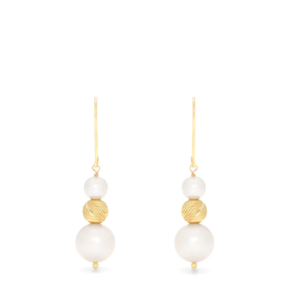 14K Yellow Gold Cultured Fresh Water Pearl Earrings sold by Effy
