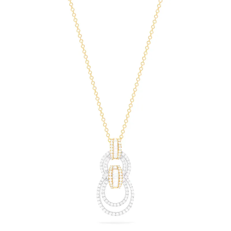 Duo 14K White and Yellow Gold Diamond Pendant, 0.52 TCW sold by Effy