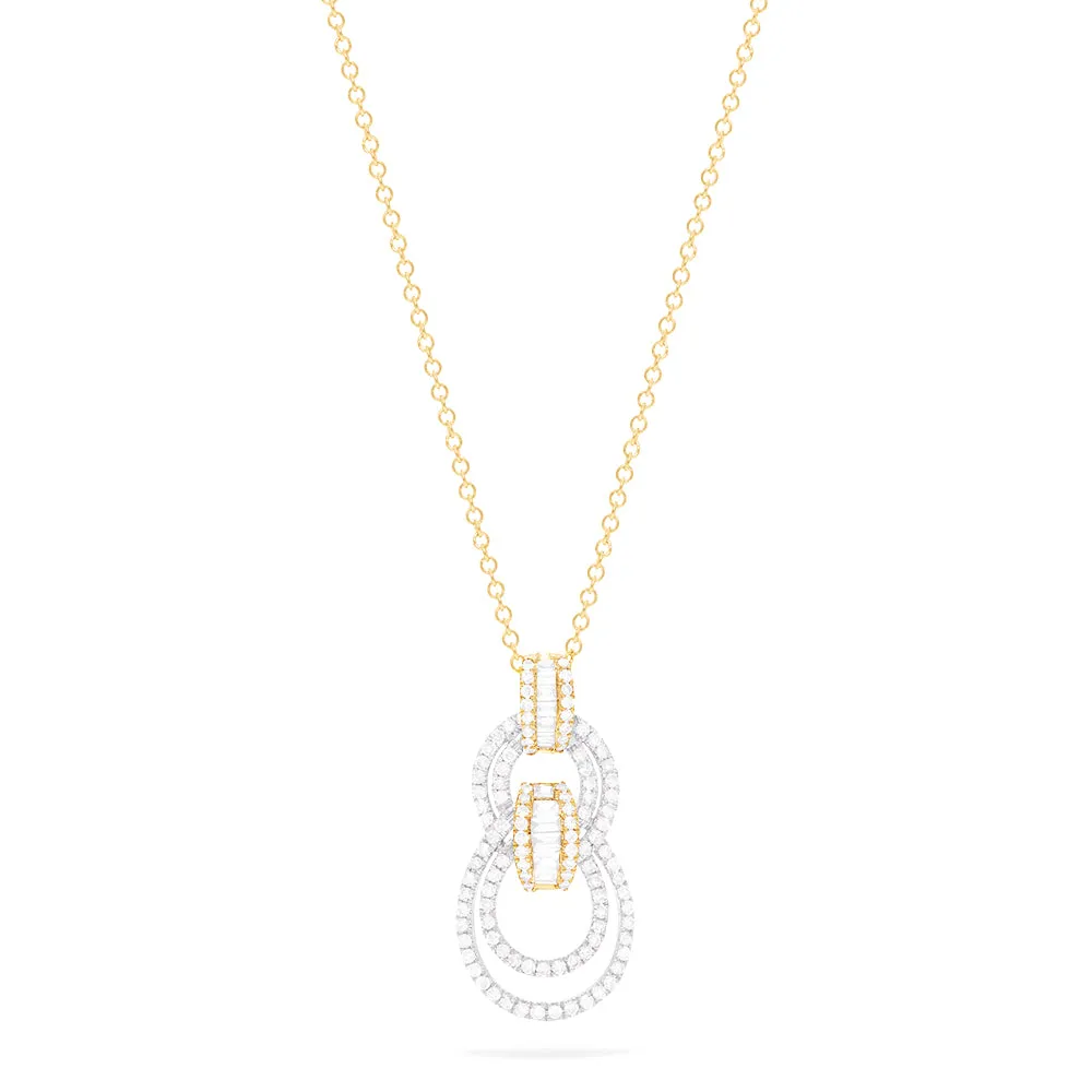 Duo 14K White and Yellow Gold Diamond Pendant, 0.52 TCW sold by Effy