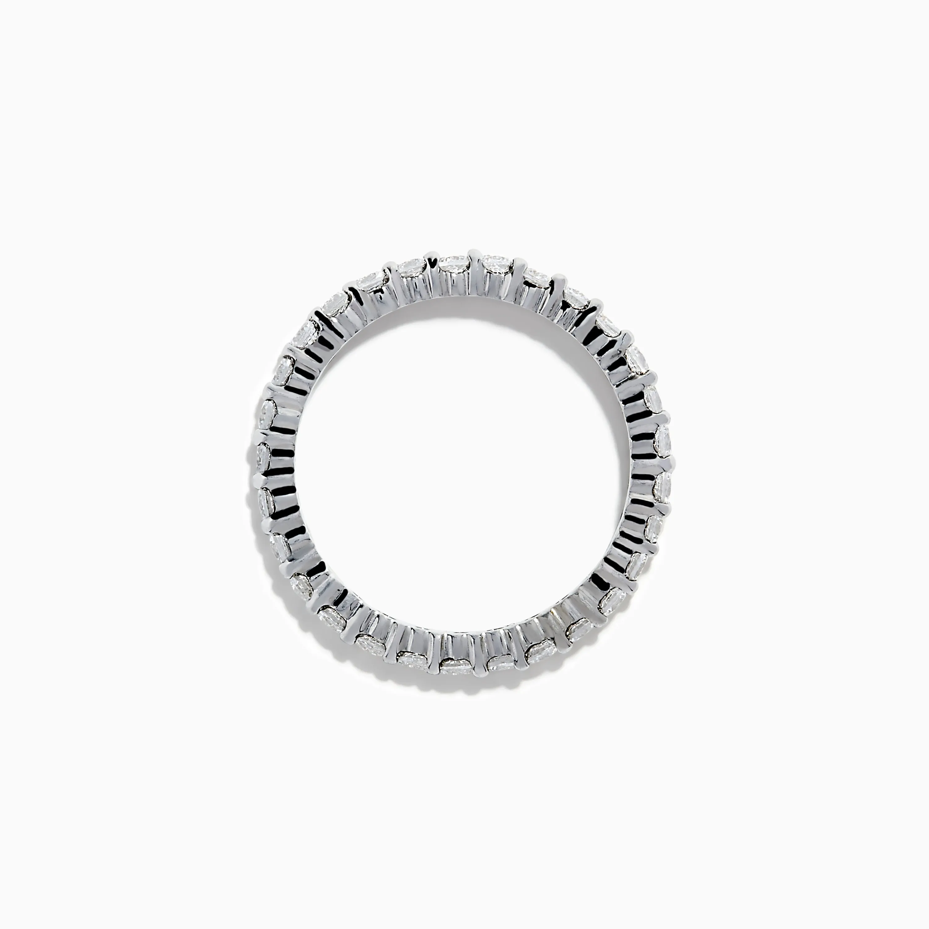14K White Gold Prong Set Diamond Eternity Band, 1.00 TCW sold by Effy product image thumbnail 3