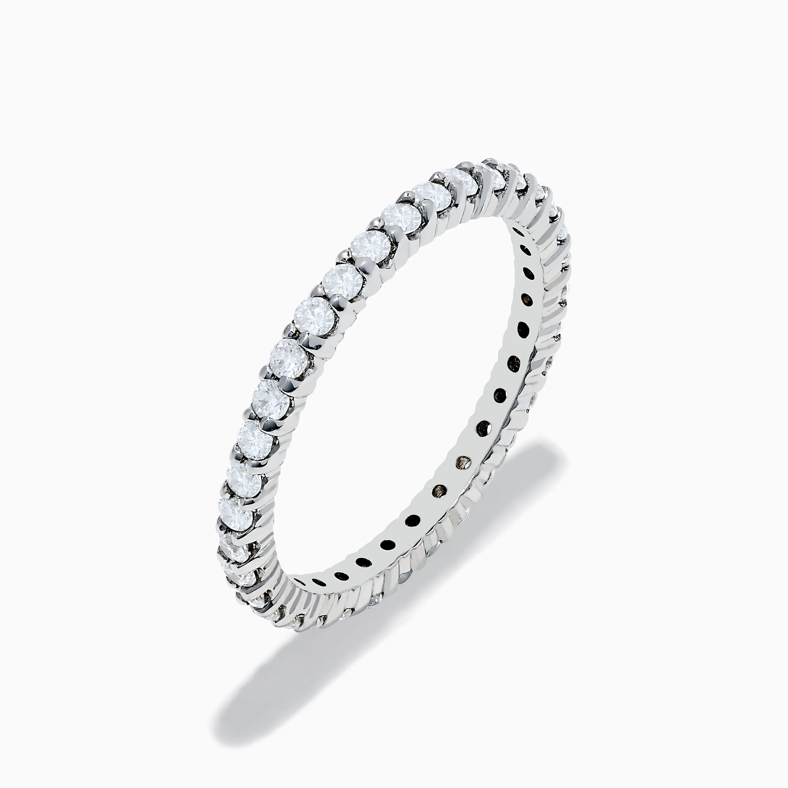 14K White Gold Prong Set Diamond Eternity Band, 0.50 TCW sold by Effy product image thumbnail 4