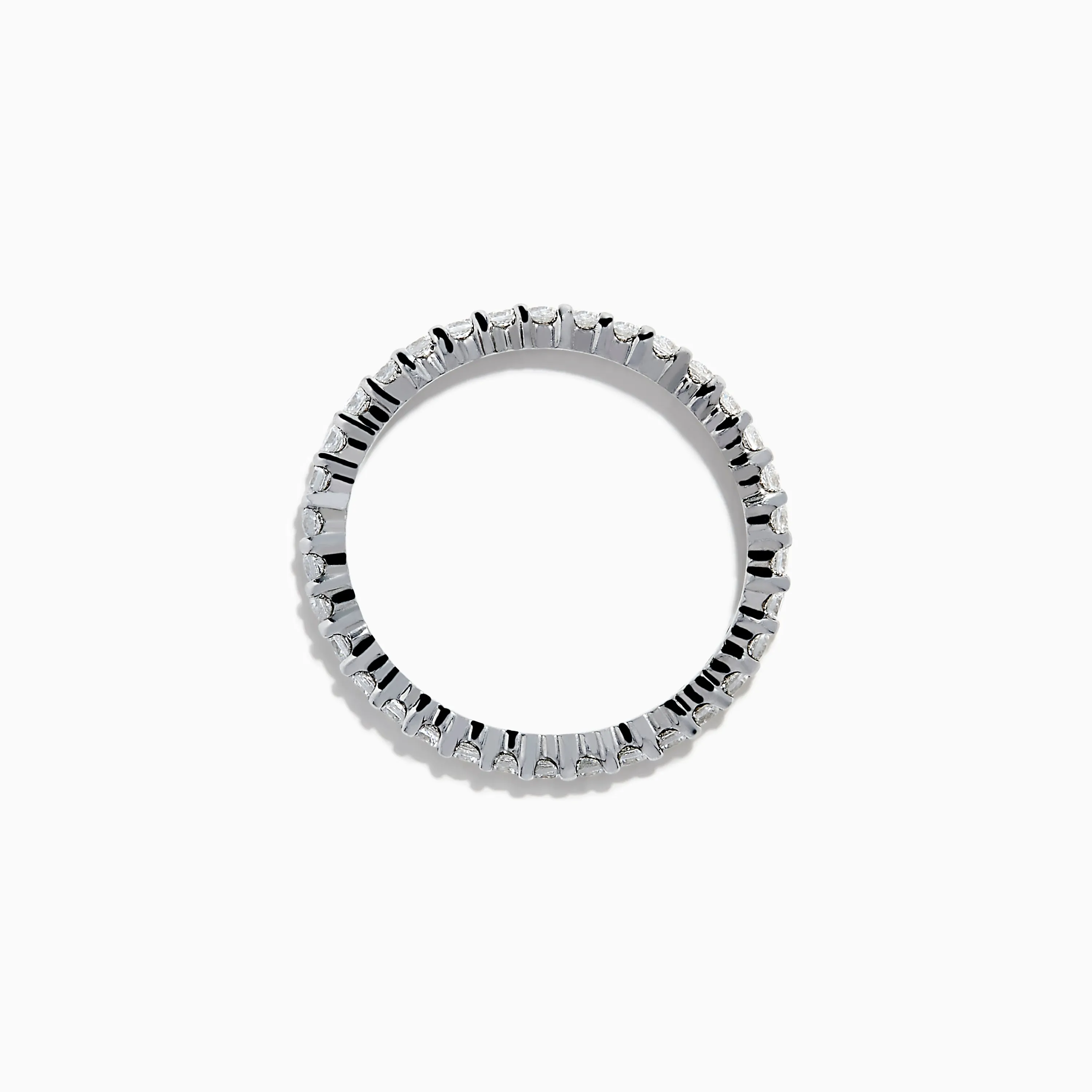 14K White Gold Prong Set Diamond Eternity Band, 0.50 TCW sold by Effy product image thumbnail 3