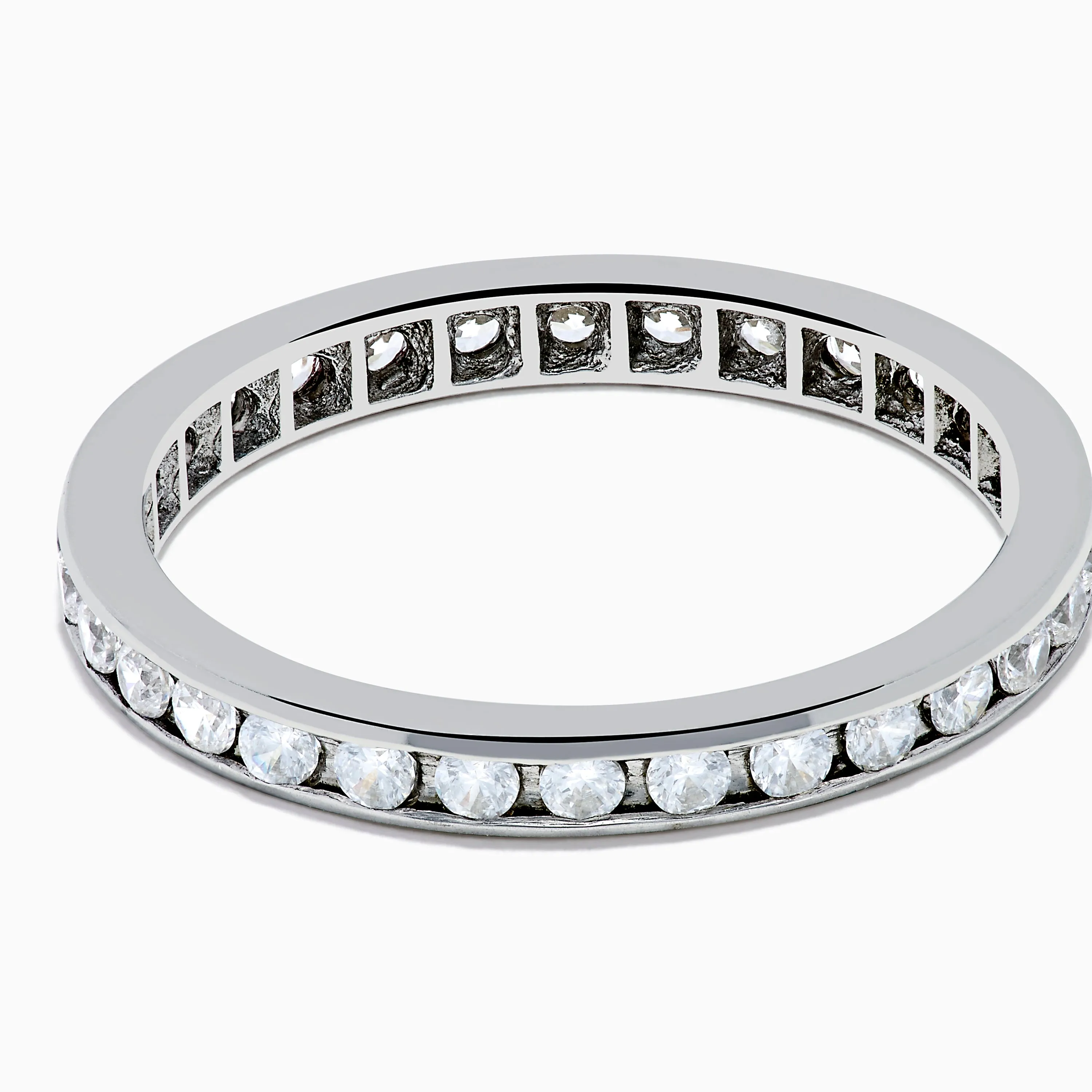 14K White Gold Channel Set Diamond Eternity Band, 0.50 TCW sold by Effy product image thumbnail 2