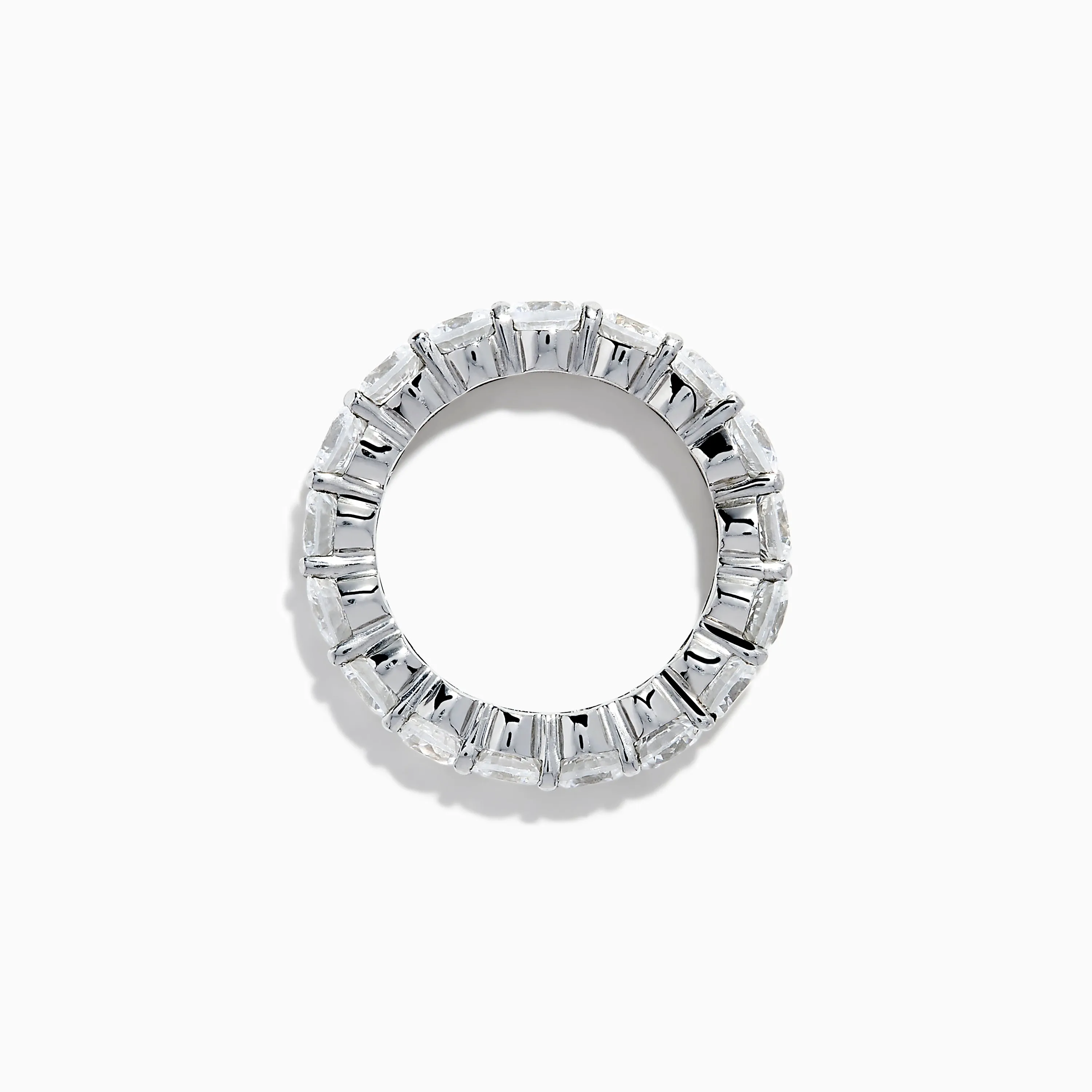 14K White Gold Prong Set Diamond Eternity Band, 4.00 TCW sold by Effy product image thumbnail 3