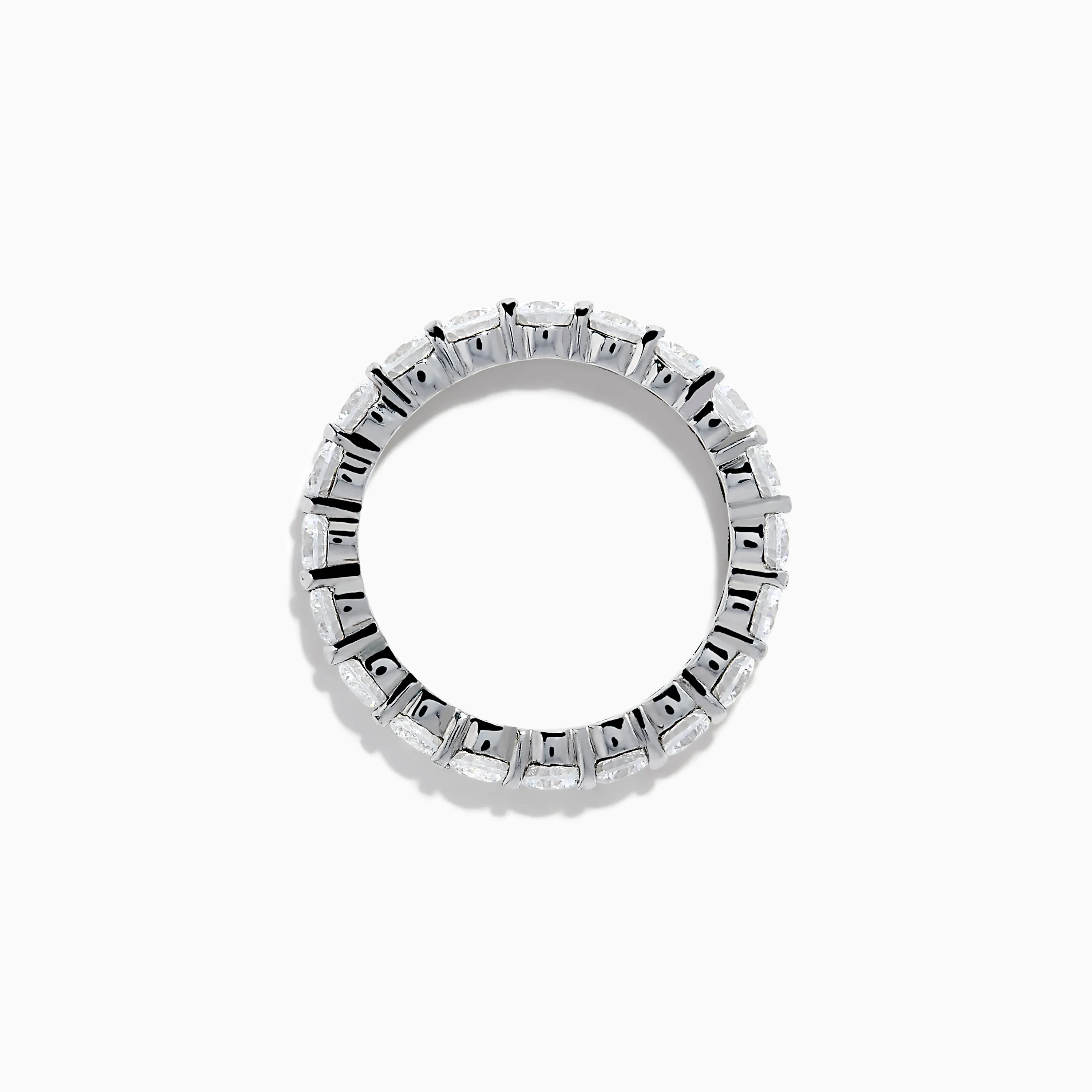 14K White Gold Prong Set Diamond Eternity Band, 3.00 TCW sold by Effy product image thumbnail 3