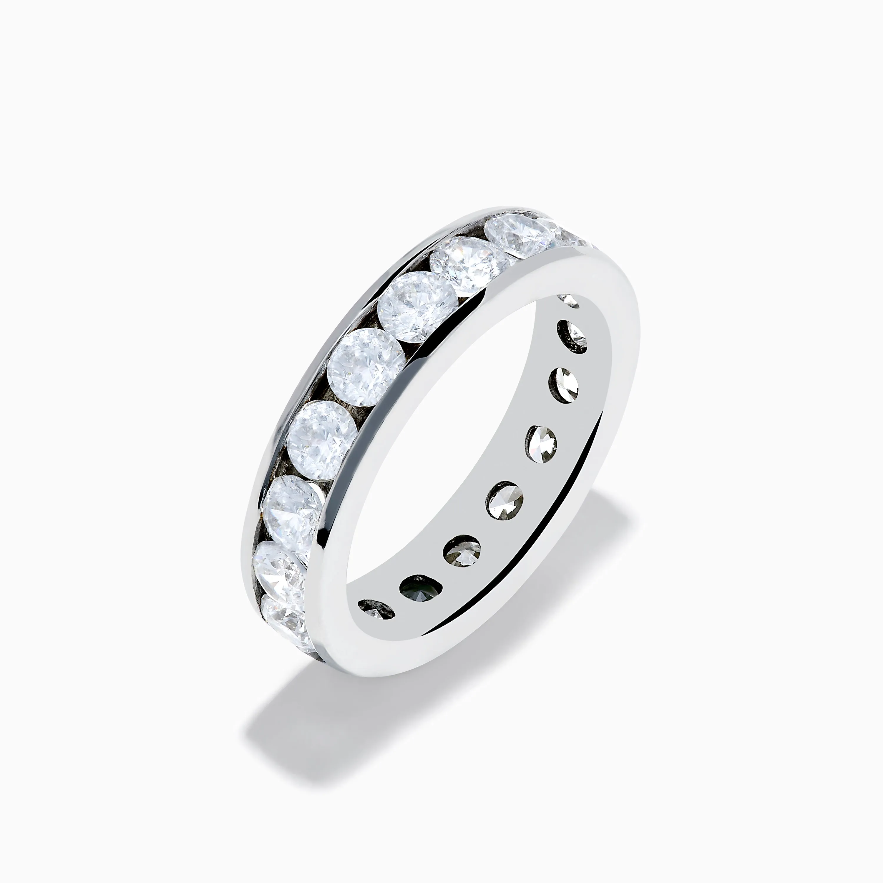 14K White Gold Channel Set Diamond Eternity Band, 3.00 TCW sold by Effy product image thumbnail 4