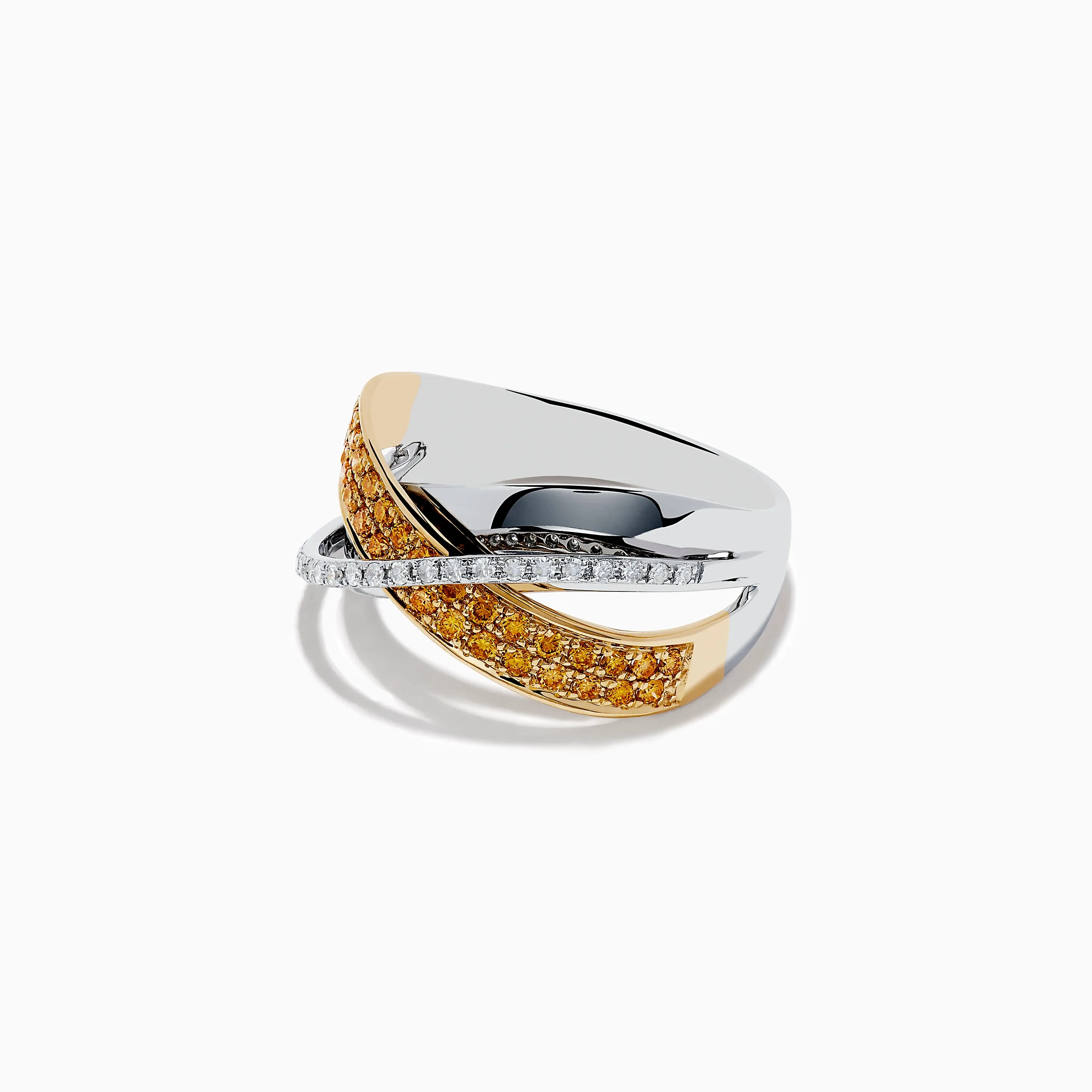 Canare 14K Two-Tone Gold Yellow and White Diamond Ring, 0.44 TCW sold by Effy product image thumbnail 2