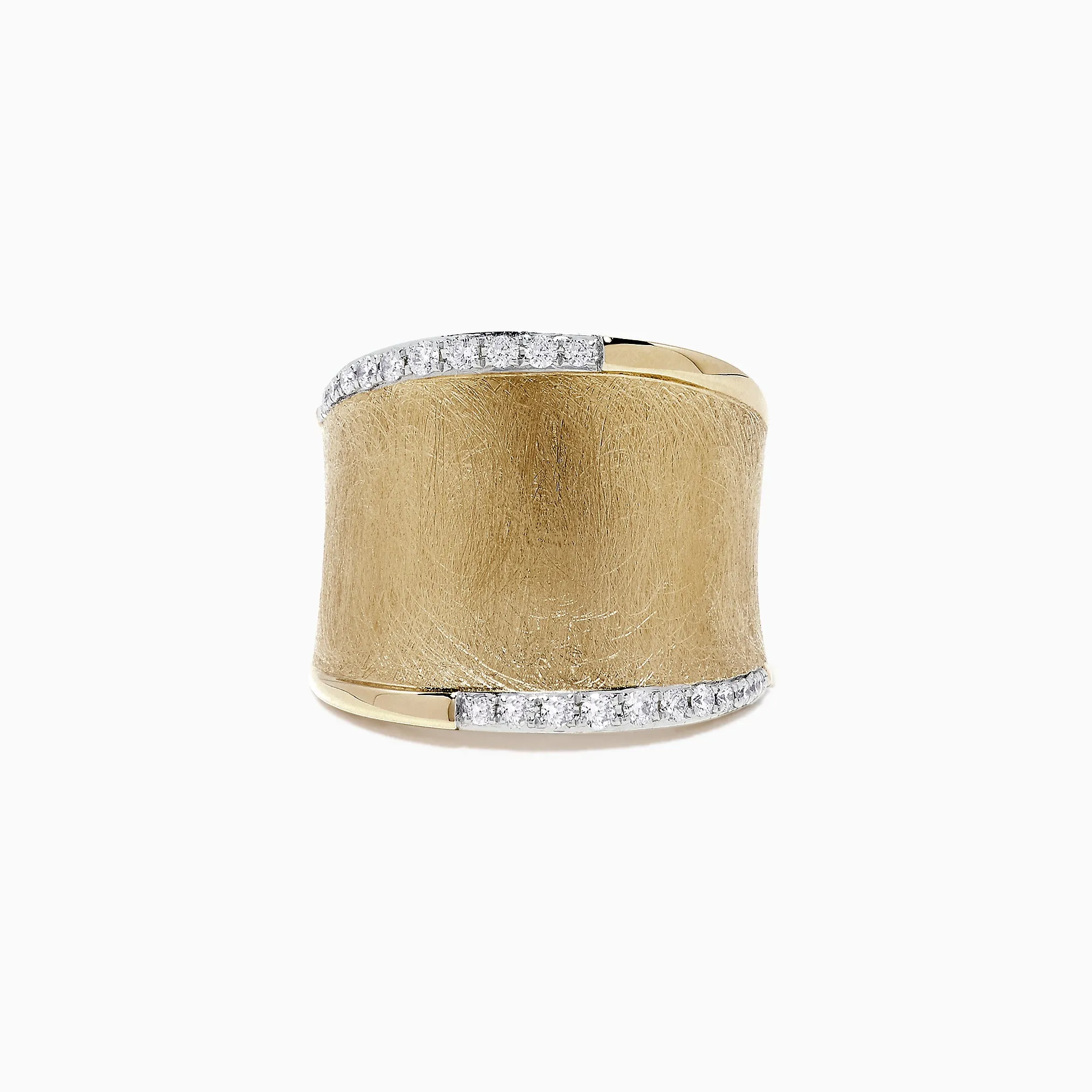 D'Oro 14K Yellow Gold Diamond Accented Ring, 0.27 TCW sold by Effy
