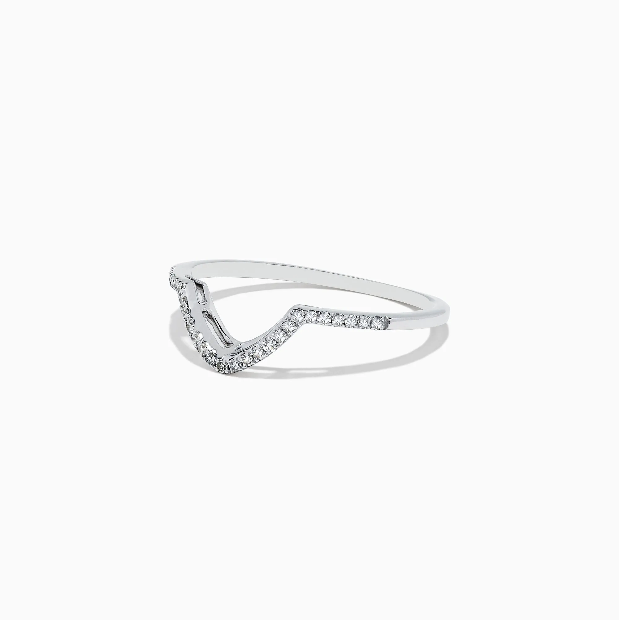 Pave Classica 14K White Gold Diamond Wedding Band, 0.13 TCW sold by Effy product image thumbnail 2