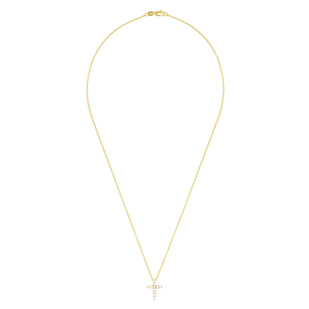 Novelty 14K Yellow Gold Diamond Cross Pendant, 0.22 TCW sold by Effy product image thumbnail 2