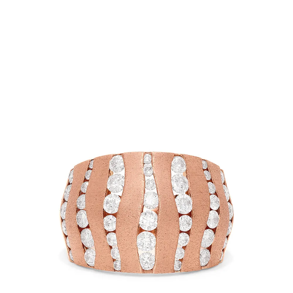Pave Rose 14K Rose Gold Diamond Ring, 1.68 TCW sold by Effy