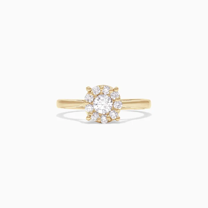 Bouquet 14K Yellow Gold Diamond Cluster Ring, 0.51 TCW sold by Effy