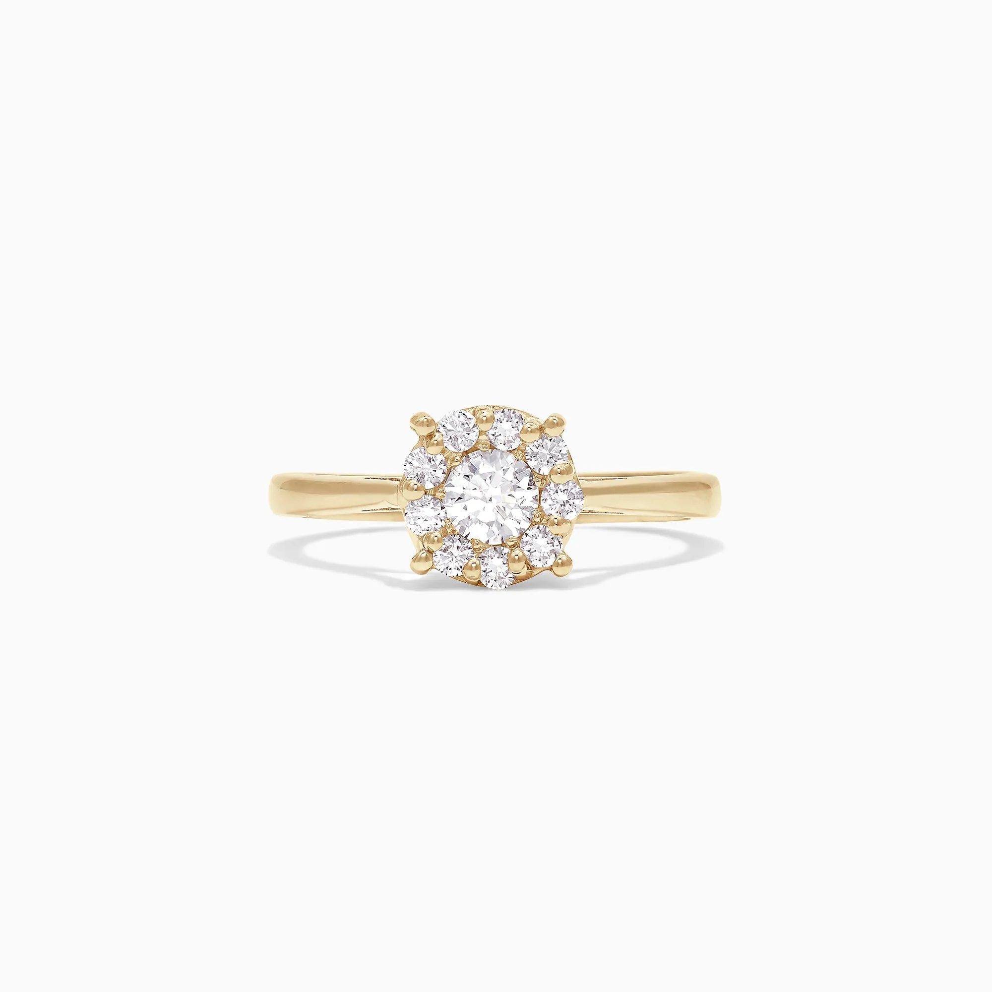 Bouquet 14K Yellow Gold Diamond Cluster Ring, 0.51 TCW sold by Effy