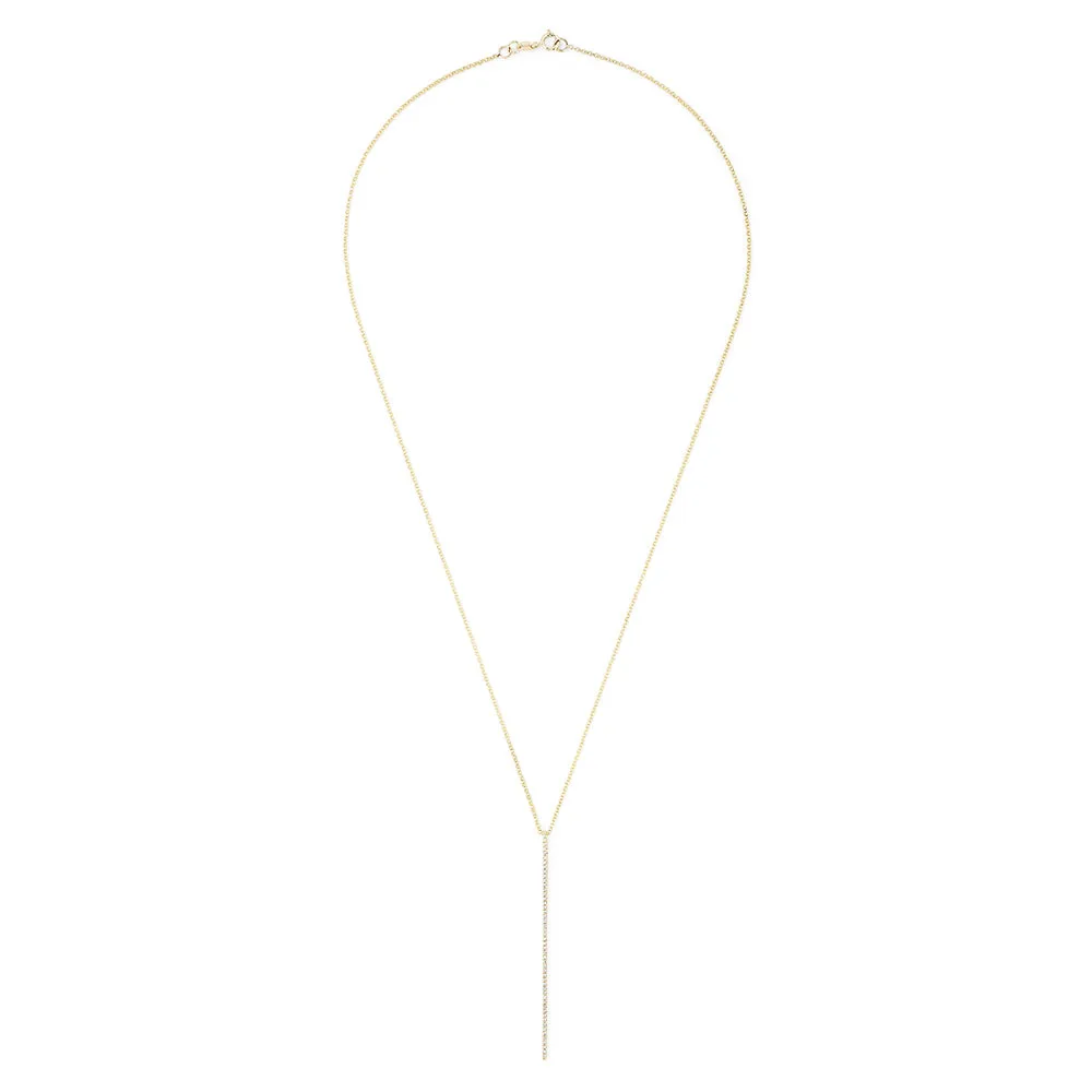 D'Oro 14K Yellow Gold Diamond Vertical Pendant, 0.14 TCW sold by Effy product image thumbnail 2