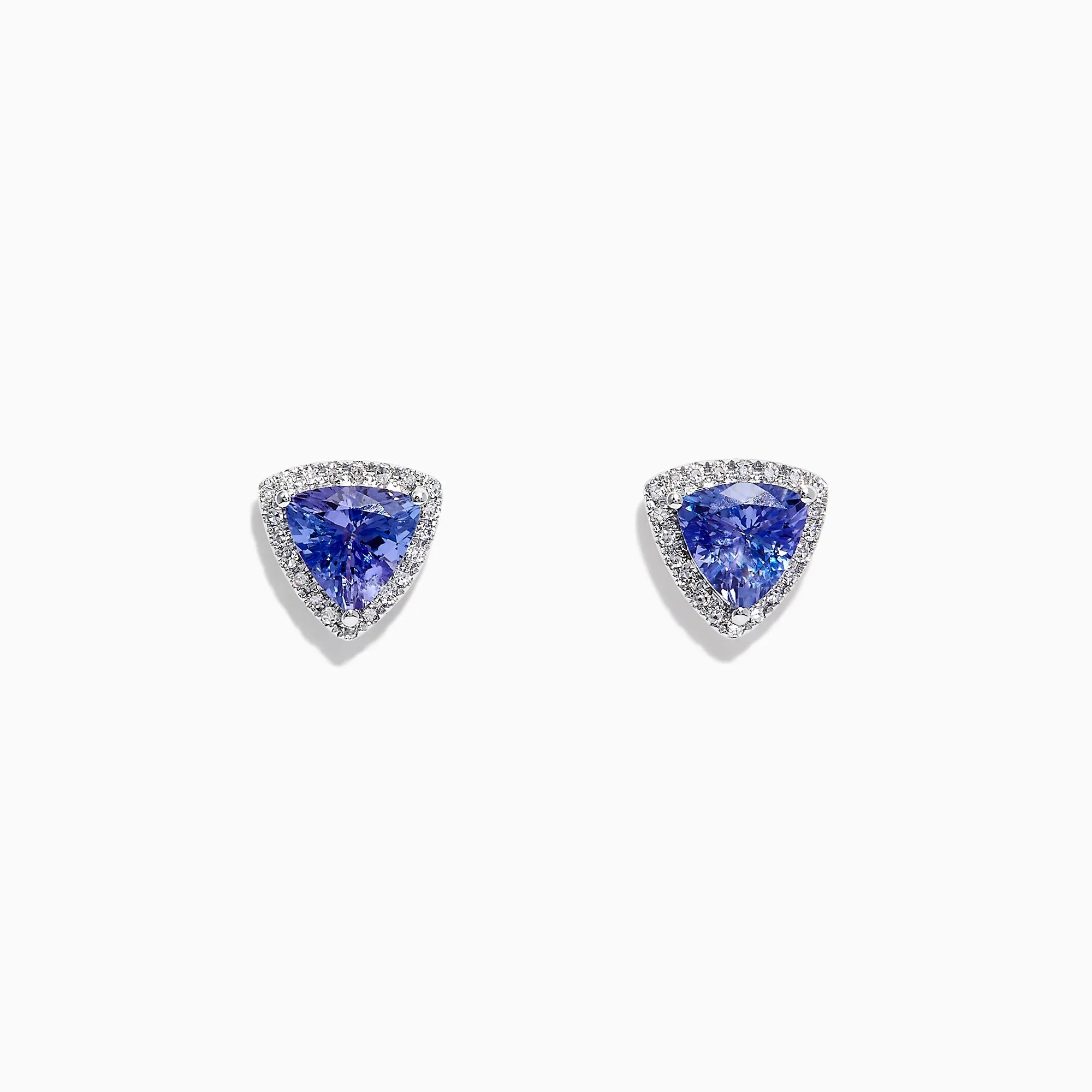 Nahla Siri 14K Gold Tanzanite & Diamond Stud Earrings, 2.34 TCW sold by Effy