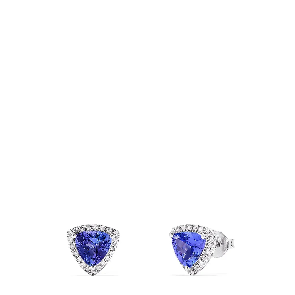 Nahla Siri 14K Gold Tanzanite & Diamond Stud Earrings, 2.34 TCW sold by Effy product image thumbnail 3