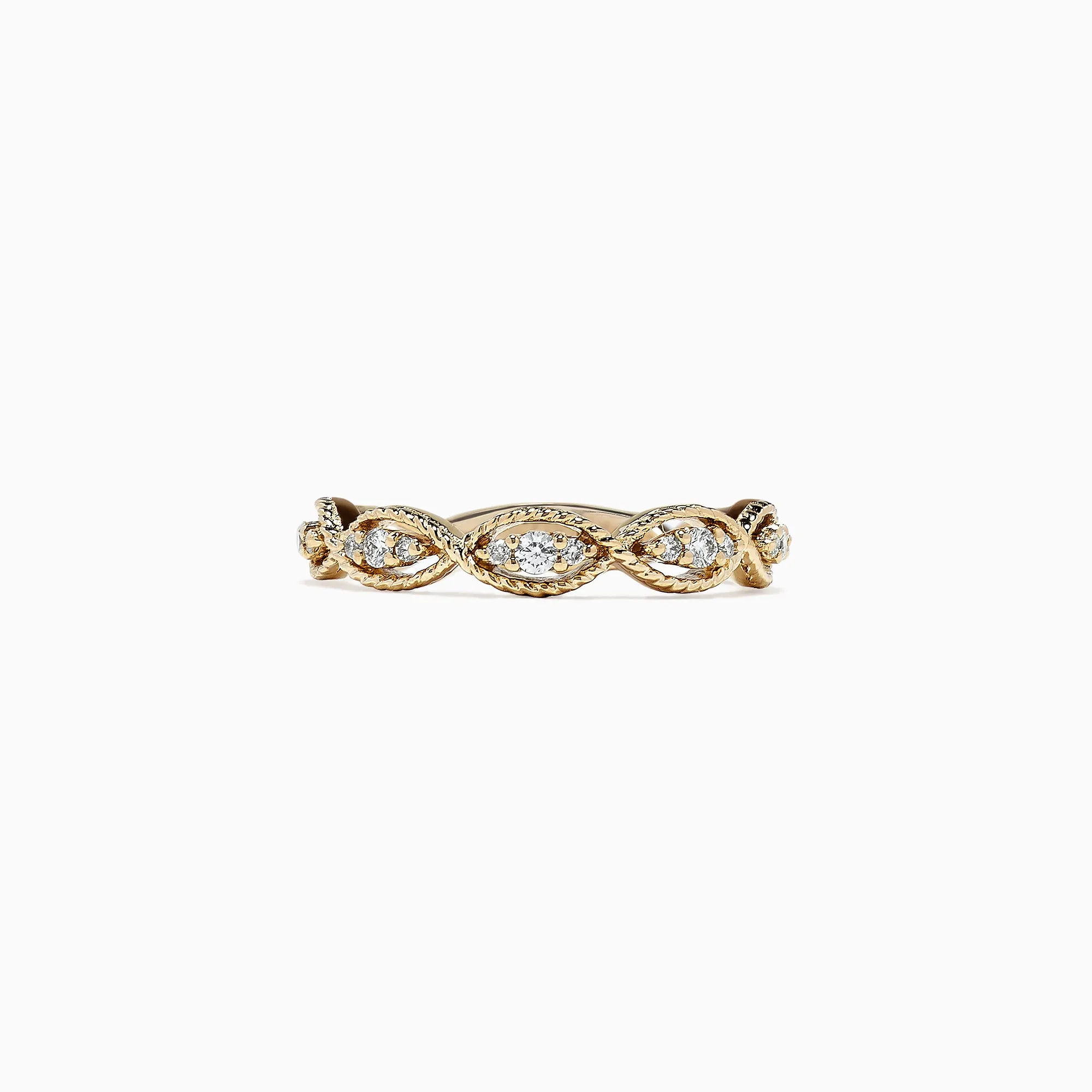 D'Oro 14K Yellow Gold Diamond Ring, 0.20 TCW sold by Effy