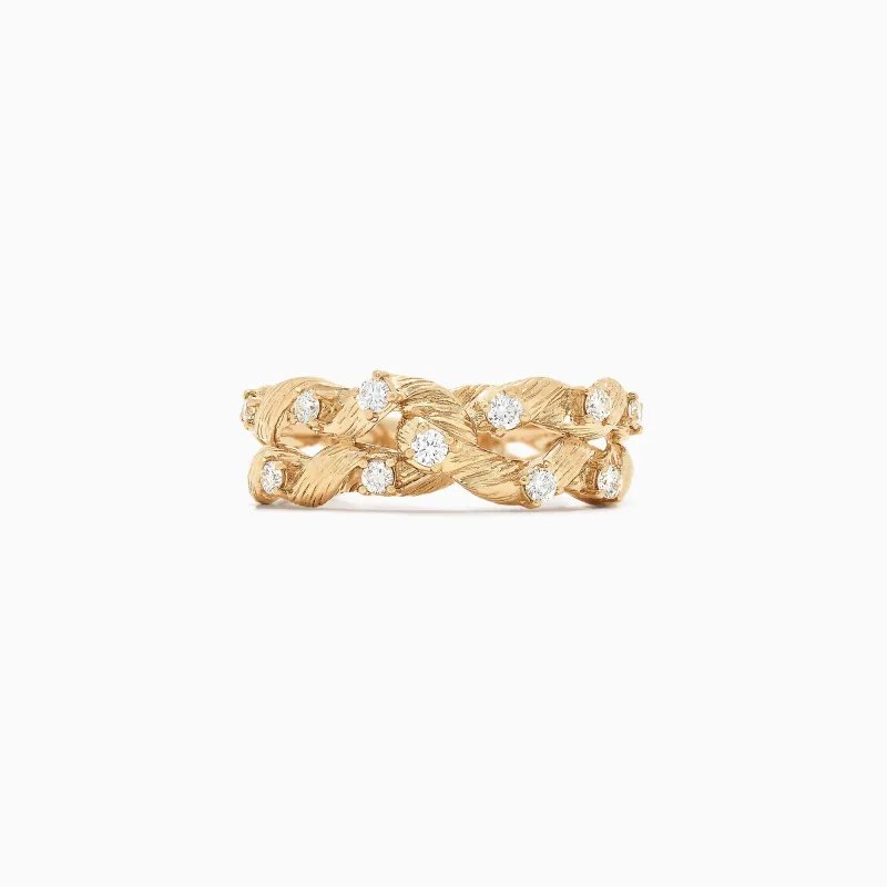 D'Oro 14K Yellow Gold Diamond Ring, 0.33 TCW sold by Effy