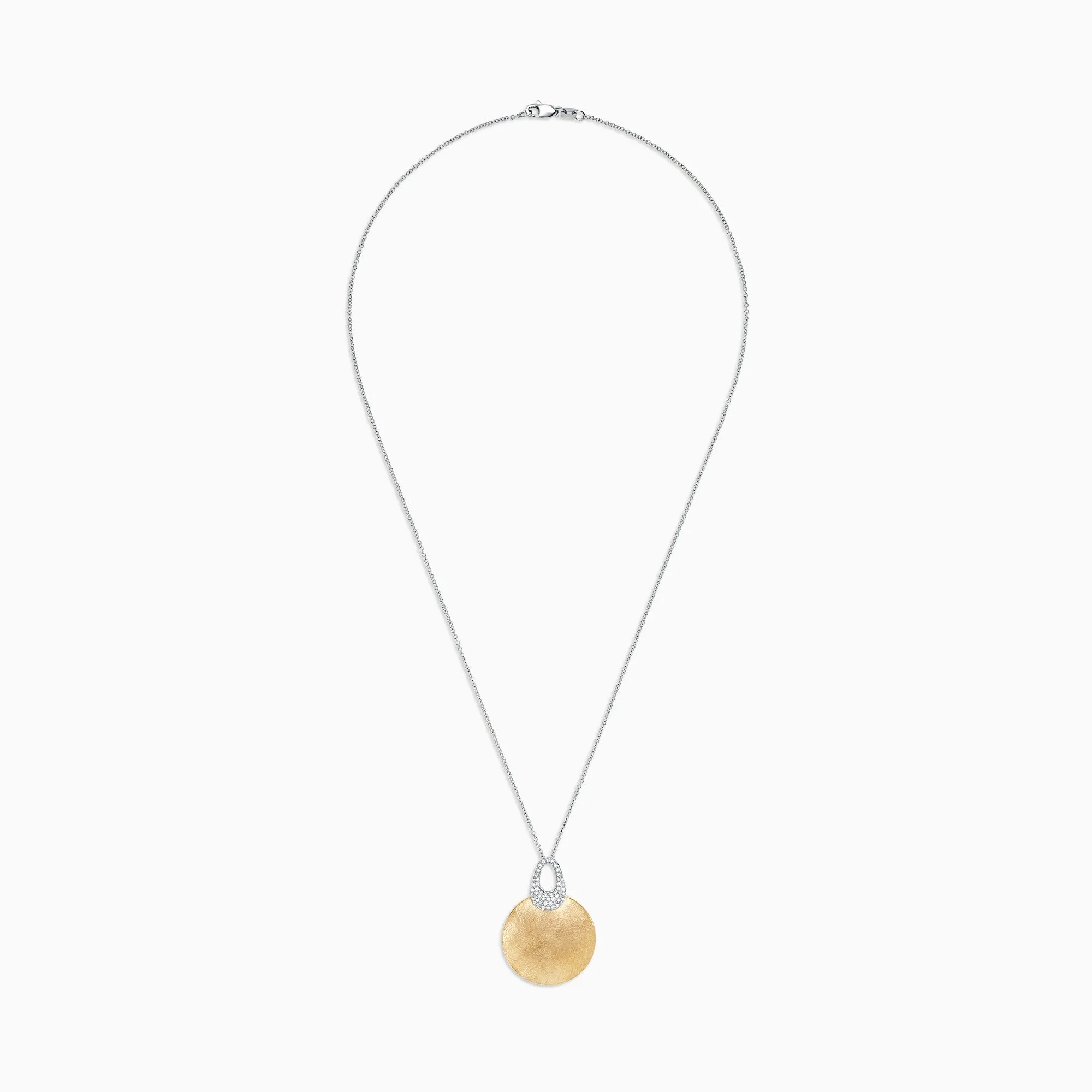 Duo 14K Two Tone Gold Diamond Pendant, 0.21 TCW sold by Effy product image thumbnail 2